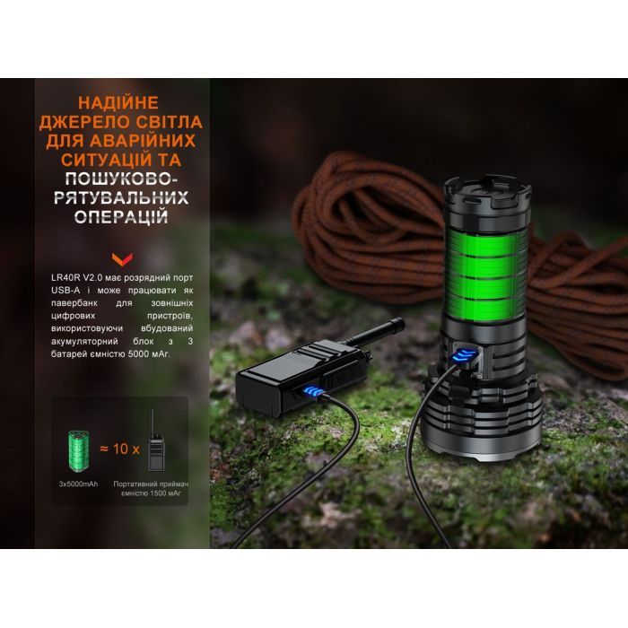 Ліхтар Fenix LR40R V2.0 (LR40RV20) зображення 11