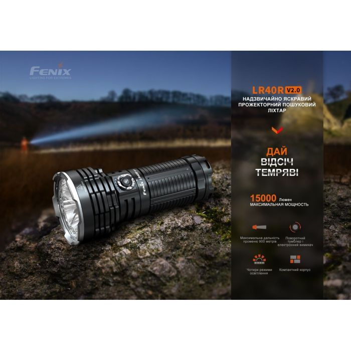 Ліхтар Fenix LR40R V2.0 (LR40RV20) зображення 3