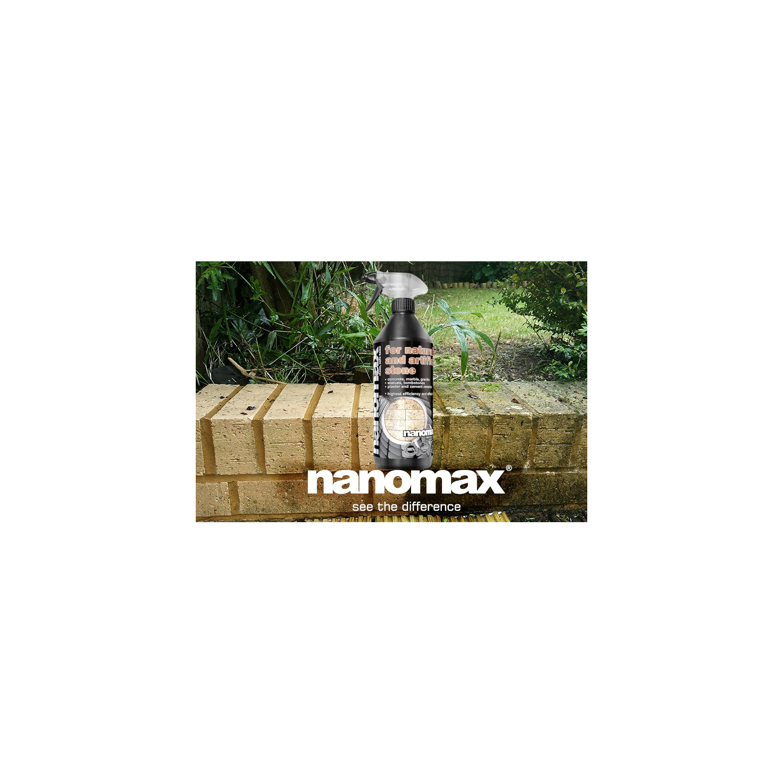 Спрей для чищення кухні Nanomax Pro Очищувач натурального і штучного каменю 500 мл (5901549955767) зображення 2