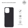 Чехол для мобильного телефона Armorstandart Matte Slim Fit Xiaomi Redmi 12 4G Black (ARM66525) изображение 3