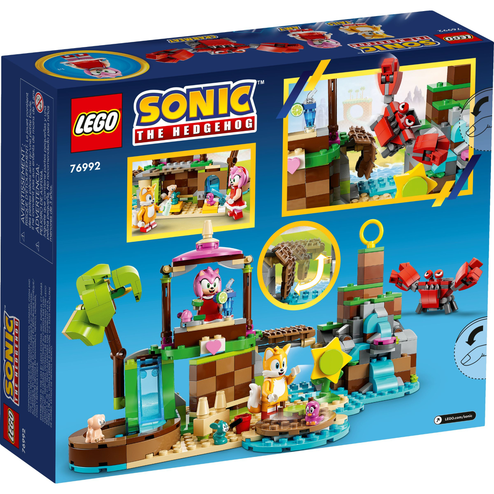 Конструктор LEGO Sonic the Hedgehog Остров Эми для спасения животных 388 деталей (76992) изображение 8