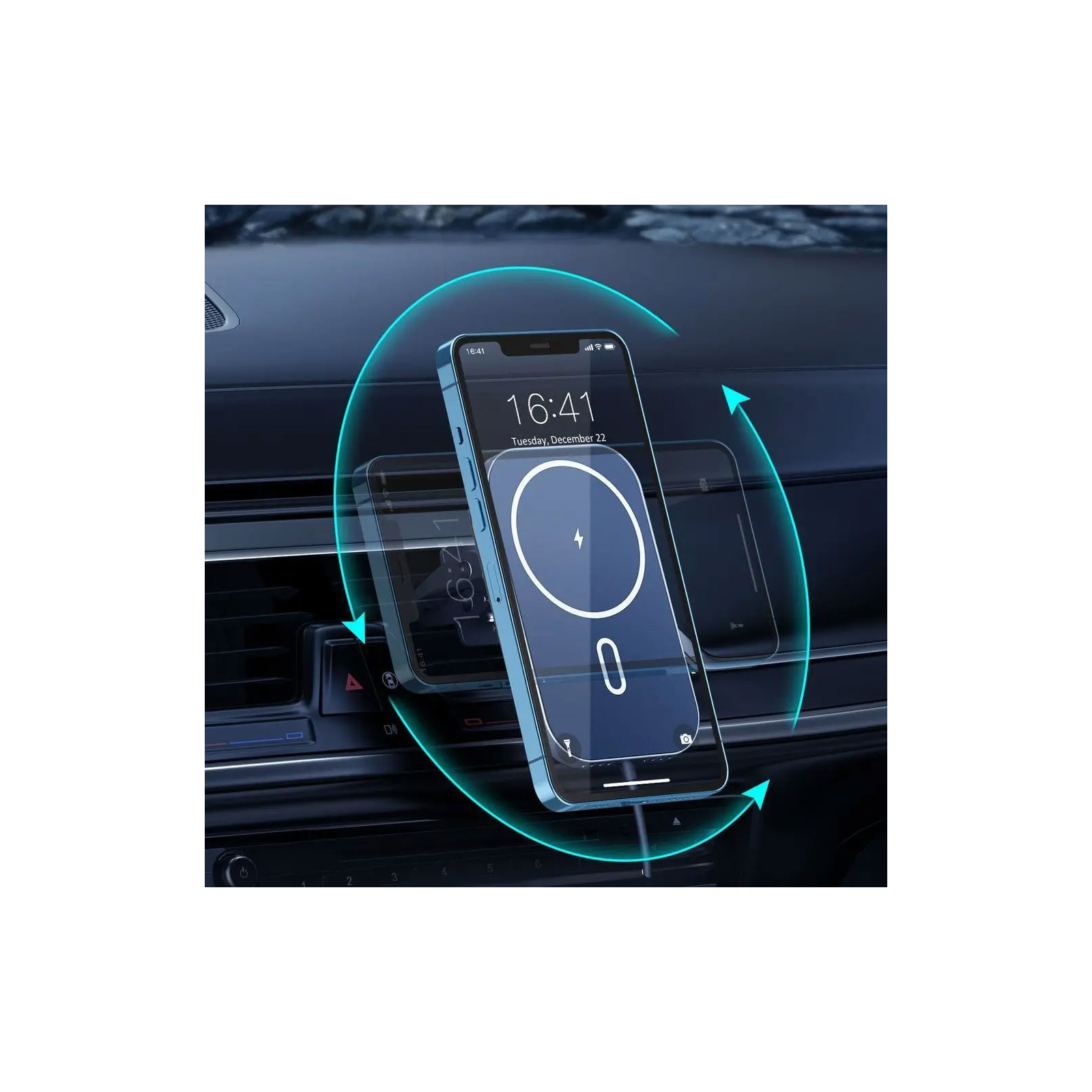 Зарядное устройство Choetech QI 15W compatible MagSafe (T200-F-201BK) изображение 7