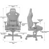 Кресло игровое Anda Seat Kaiser 2 White Size XL (AD12XL-07-W-PV-W01) изображение 14