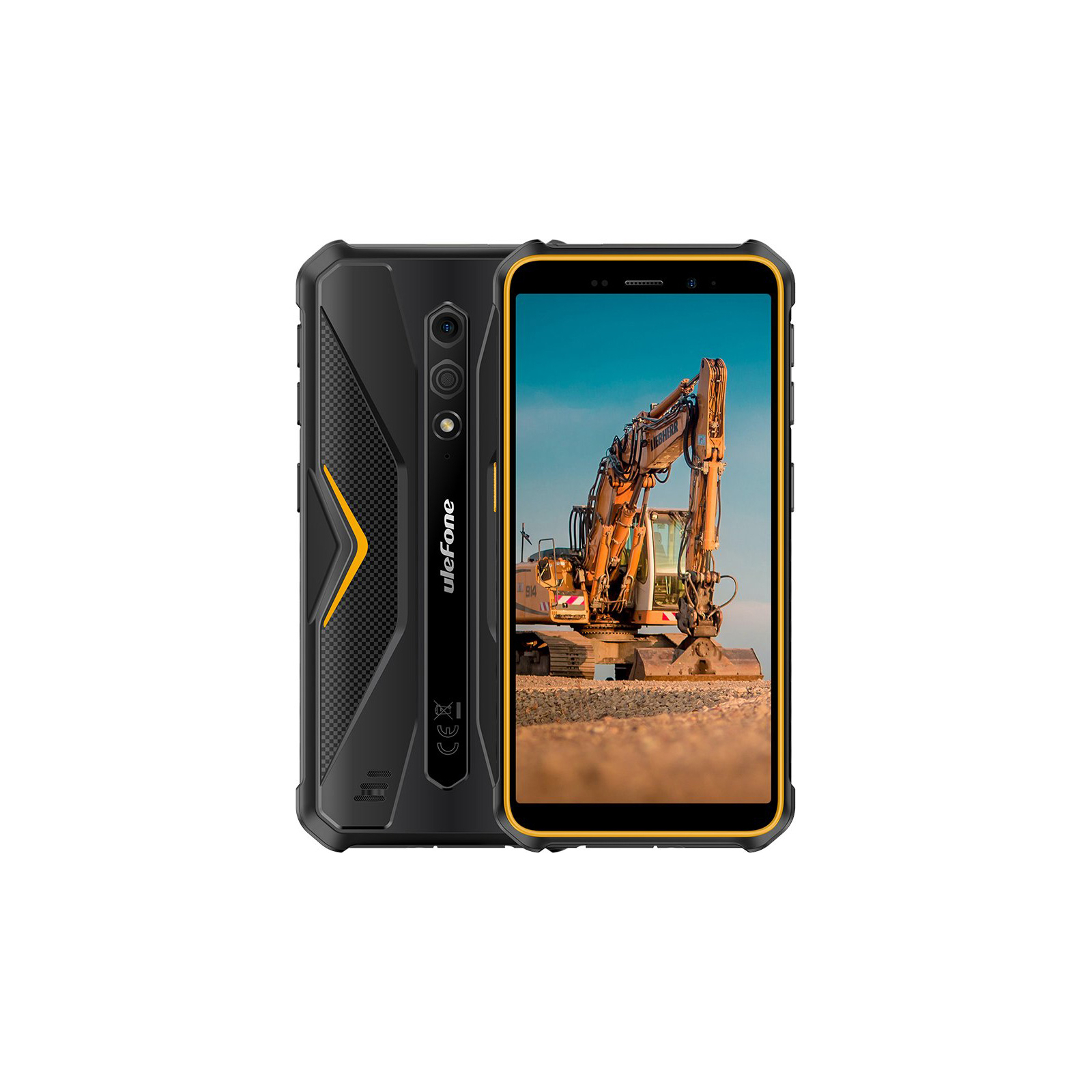 Мобильный телефон Ulefone Armor X12 3/32Gb Black Orange (6937748735625)