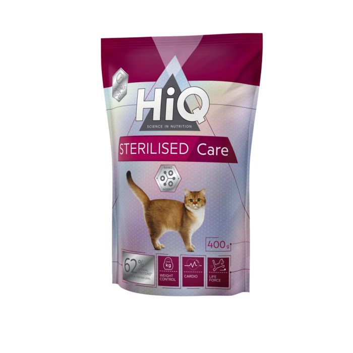 Сухой корм для кошек HiQ Sterilised care 400 г (HIQ46391)