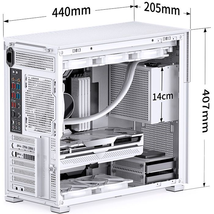 Корпус JONSBO D41 MESH SC White изображение 10