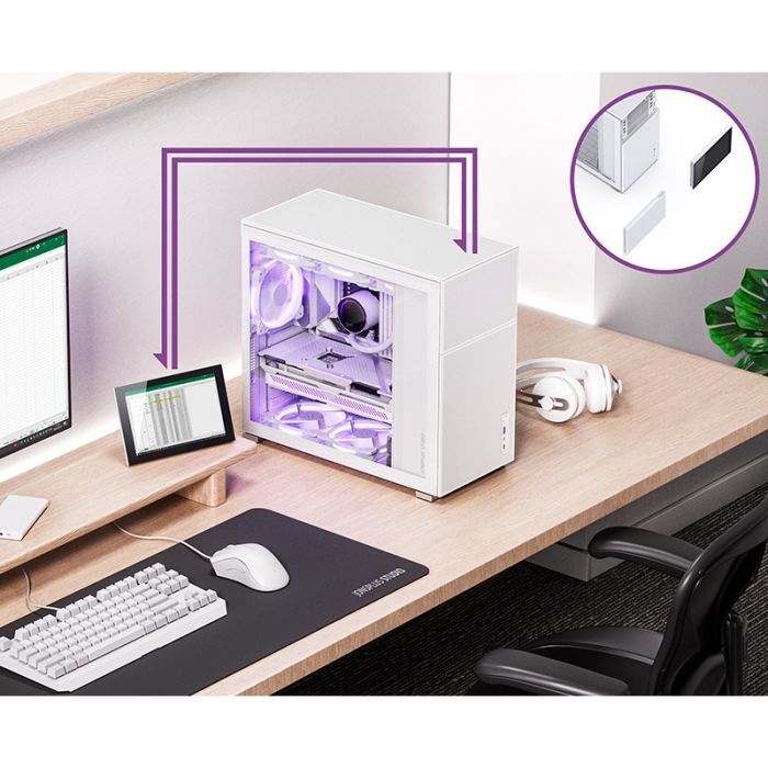 Корпус JONSBO D41 MESH SC White изображение 11