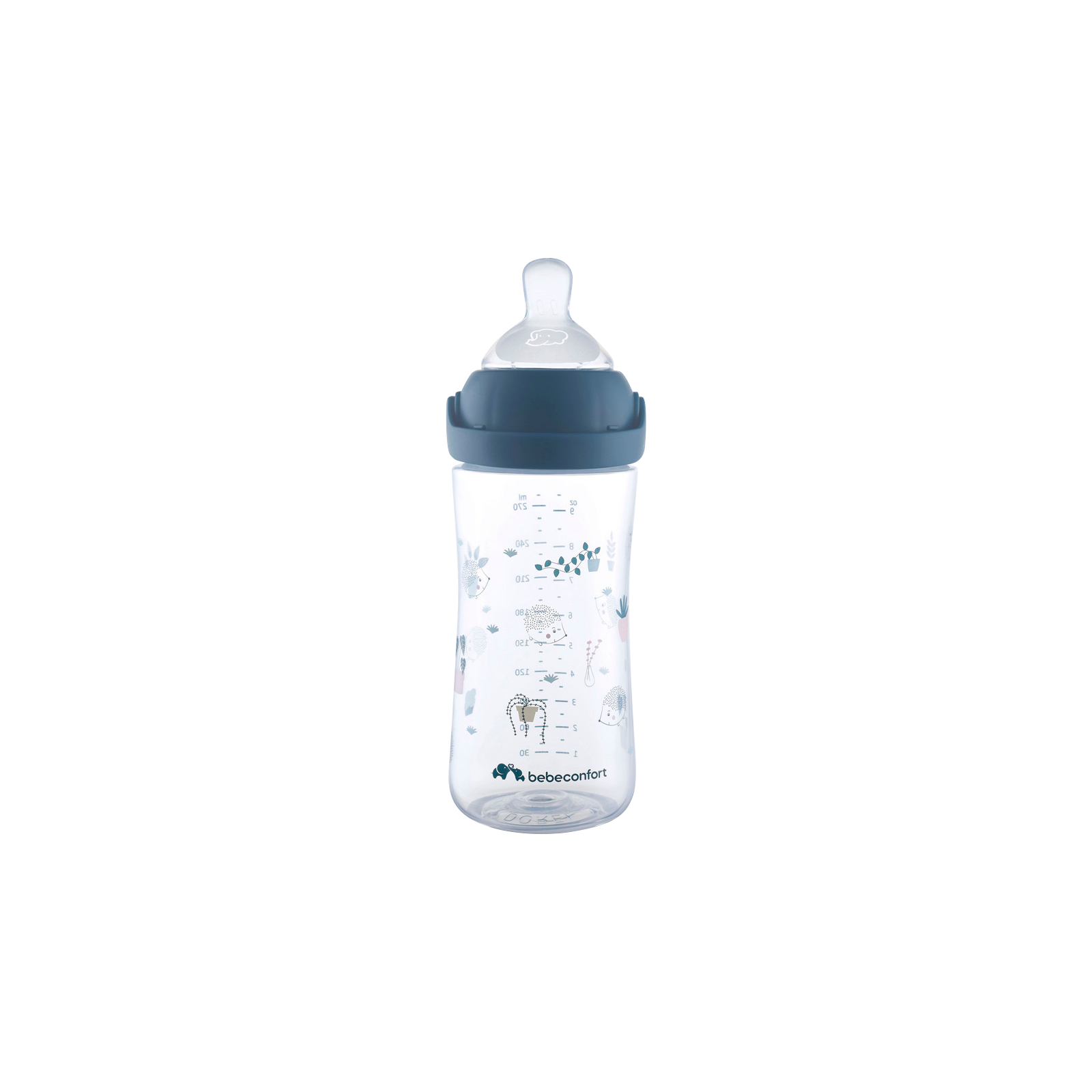 Бутылочка для кормления Bebe Confort EMOTION PHYSIO Urban Garden, 270 мл (синяя) (3102209130)
