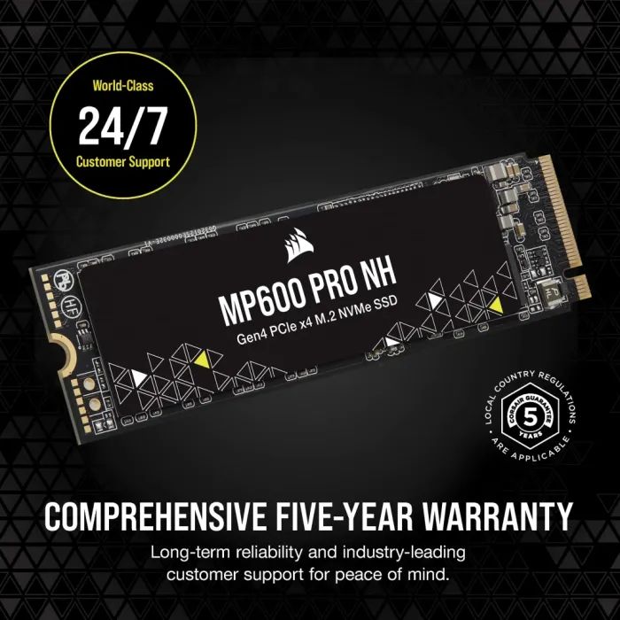 Накопичувач SSD M.2 2280 8TB MP600 PRO NH Corsair (CSSD-F8000GBMP600PNH) зображення 10