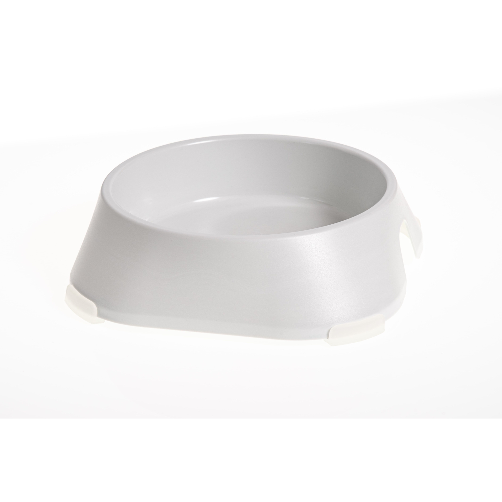 Посуд для собак Fiboo Миска без антиковзких накладок L біла (FIB0163)