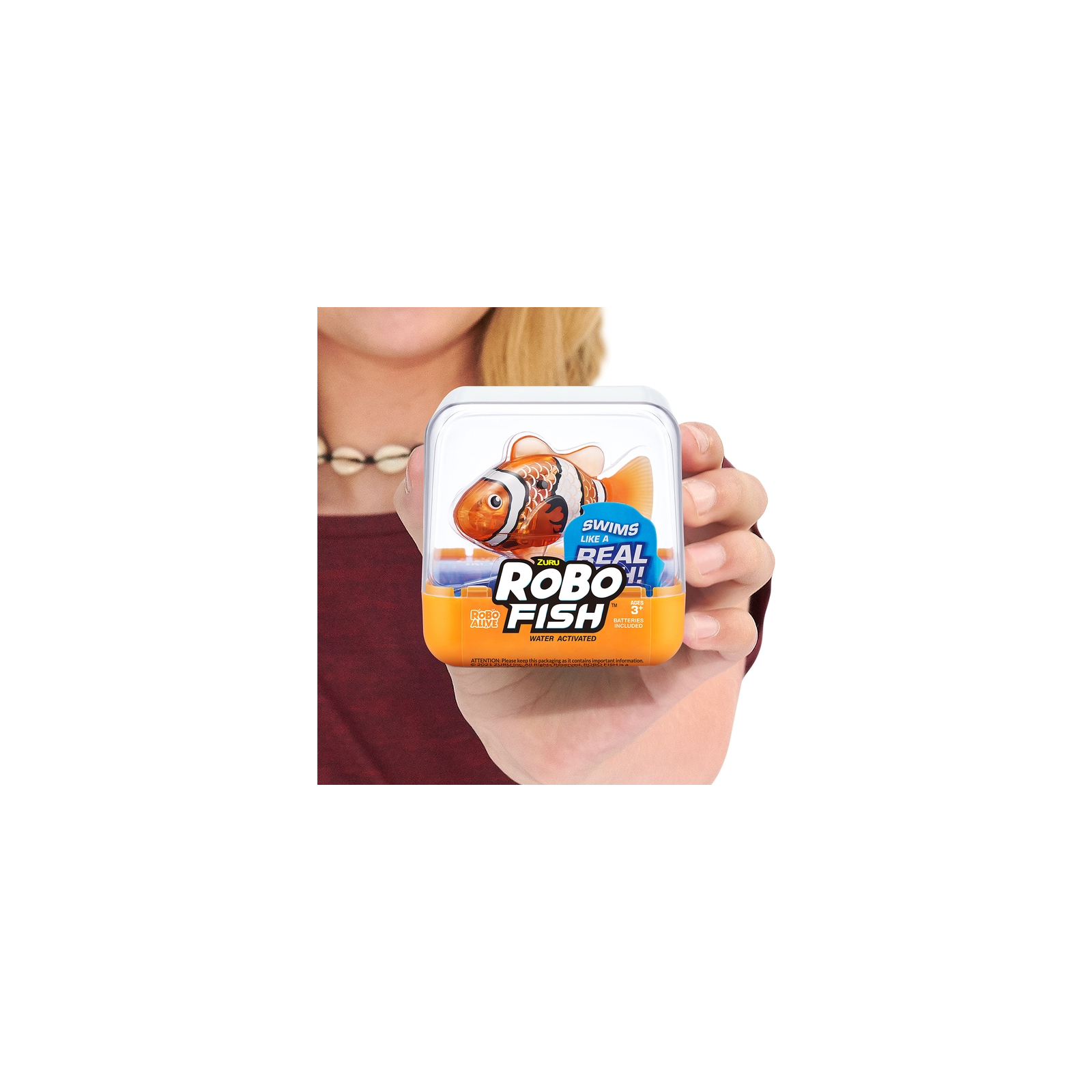 Интерактивная игрушка Pets & Robo Alive S3 - Роборыбка (оранжевая) (7191-5) изображение 10