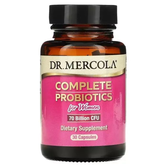 Пробіотики Dr. Mercola Повноцінні пробіотики для жінок, 70 мільярдів КУО, Com (MCL-01912)