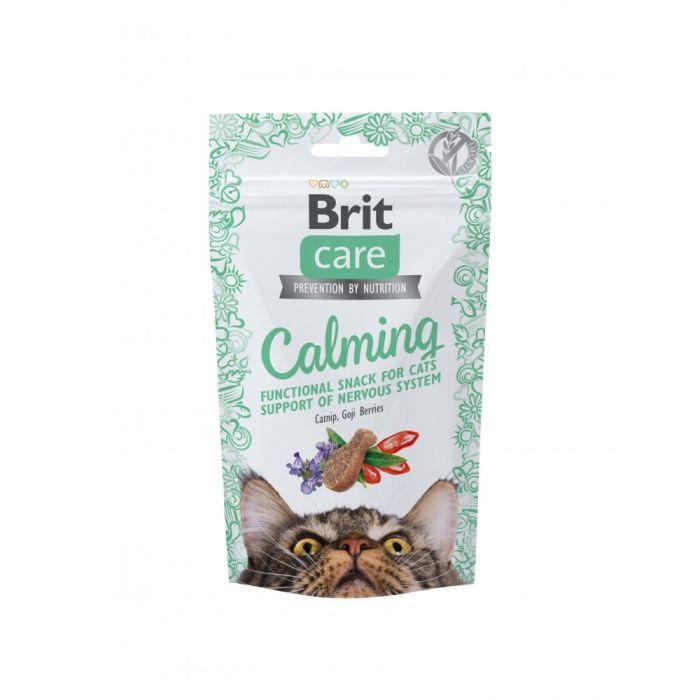 Ласощі для котів Brit Care Cat Snack Calming з куркою 50 г (8595602555765)