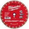 Круг відрізний Milwaukee алмазний Steelhead 350, 350мм, по металу (4932471988)