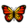 Набор для творчества Rosa Talent 3D-картина 4 слоя Бабочка 2 17х17 см (4823098529026)