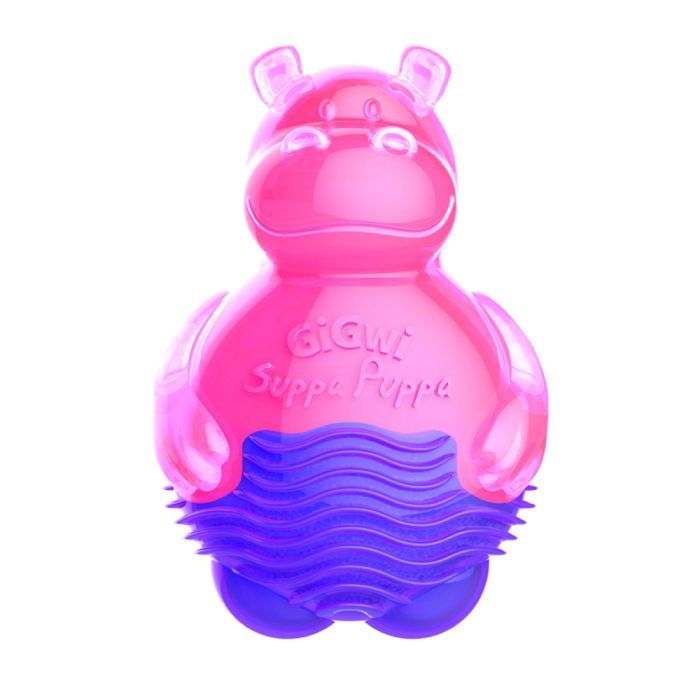 Игрушка для собак GiGwi Suppa Puppa Бегемотик с пищалкой 9 см розовый (75006) изображение 2