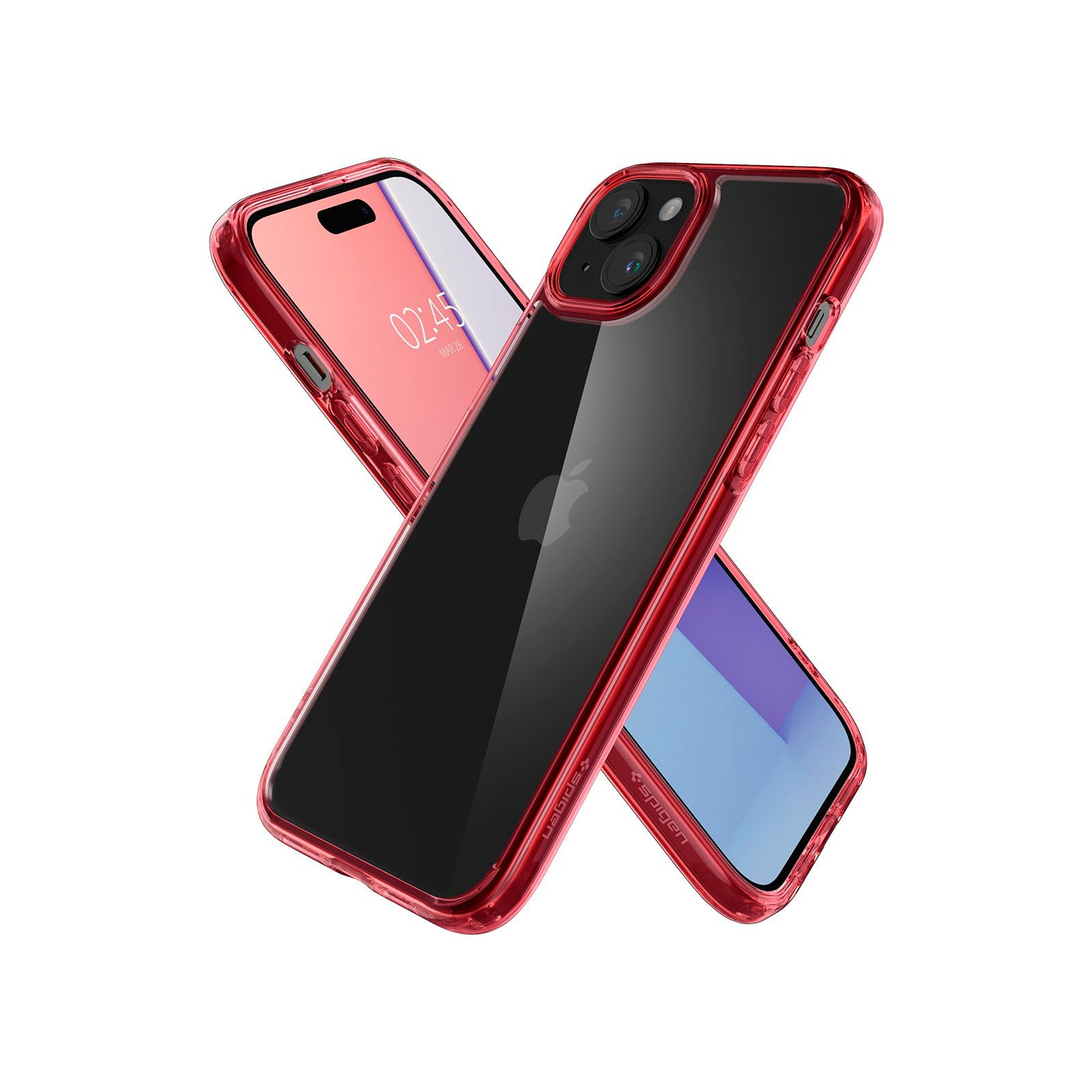 Чохол до мобільного телефона Spigen Apple iPhone 15 Plus Ultra Hybrid Red Crystal (ACS06654) зображення 10