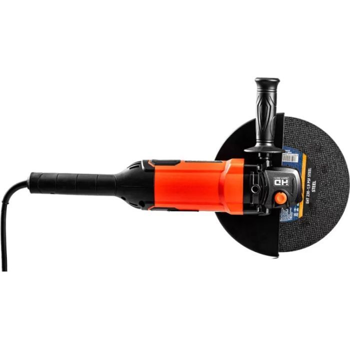 Шліфувальна машина GTM 230мм AG230/2300HD 2300Вт, 6500об/хв, пл.пуск (AG230/2300HD) зображення 2