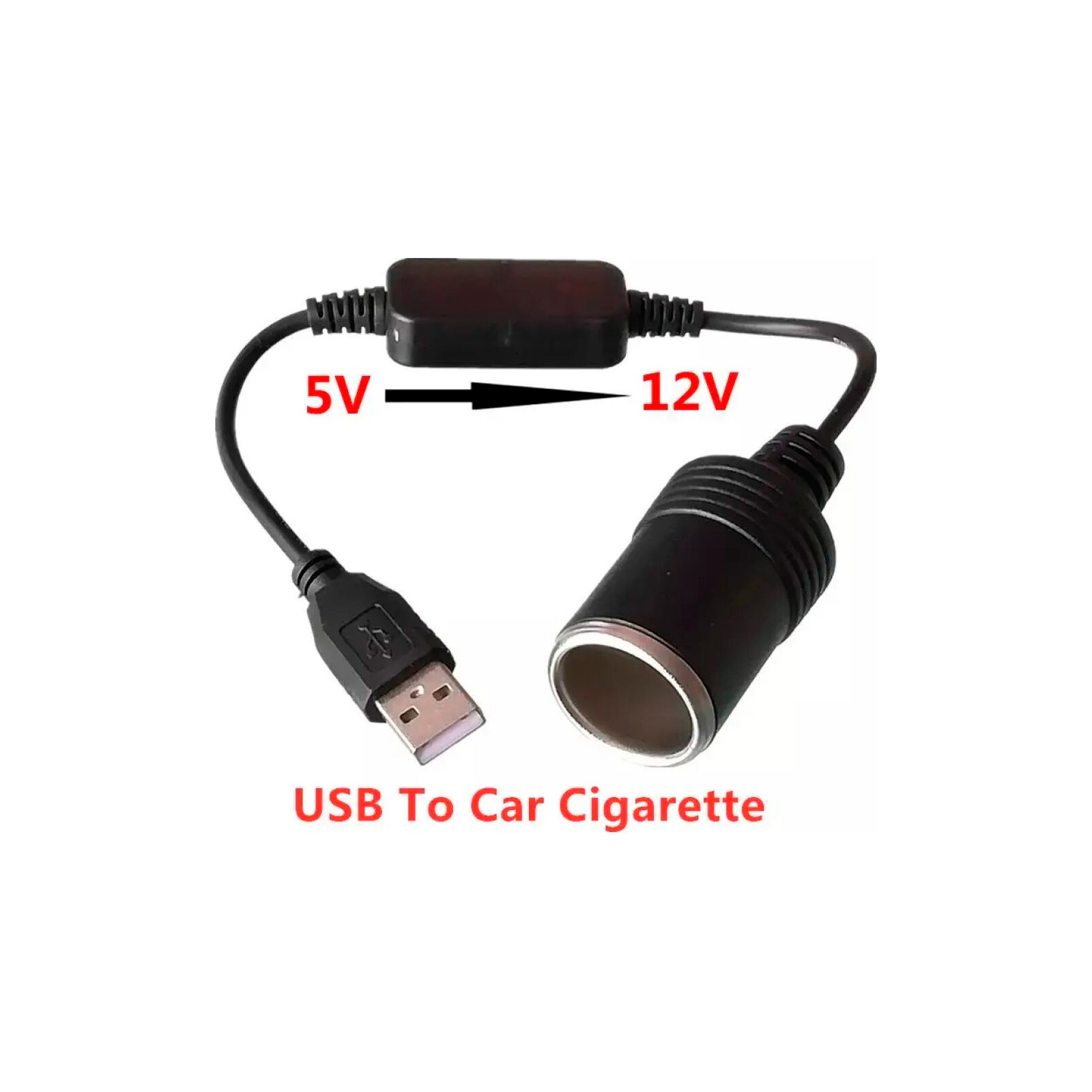 Адаптер CC-512 5V USB to 12V car XoKo (CC-512) зображення 4