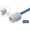 Модуль Keystone RJ45 UTP кат. 6, Slim, 110 IDC Kingda (KD-KJ2085UC6)