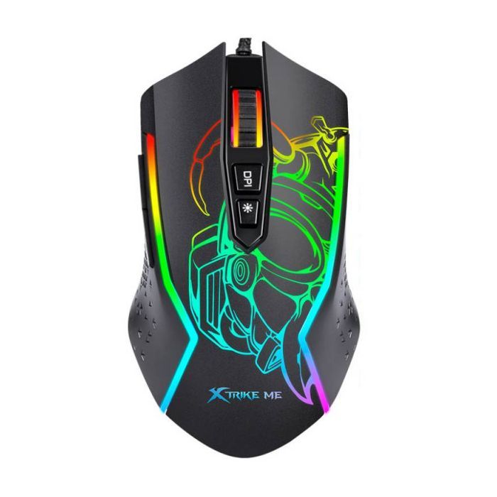 Мишка Xtrike ME GM-327 USB RGB Black (GM-327) зображення 2