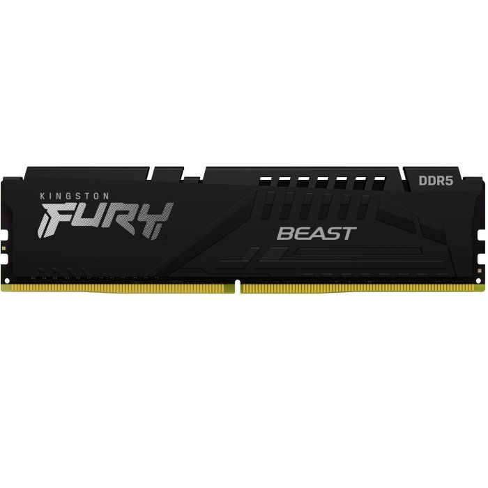 Модуль памяти для компьютера DDR5 16GB 5200 MHz Beast Black Kingston Fury (ex.HyperX) (KF552C40BB-16)