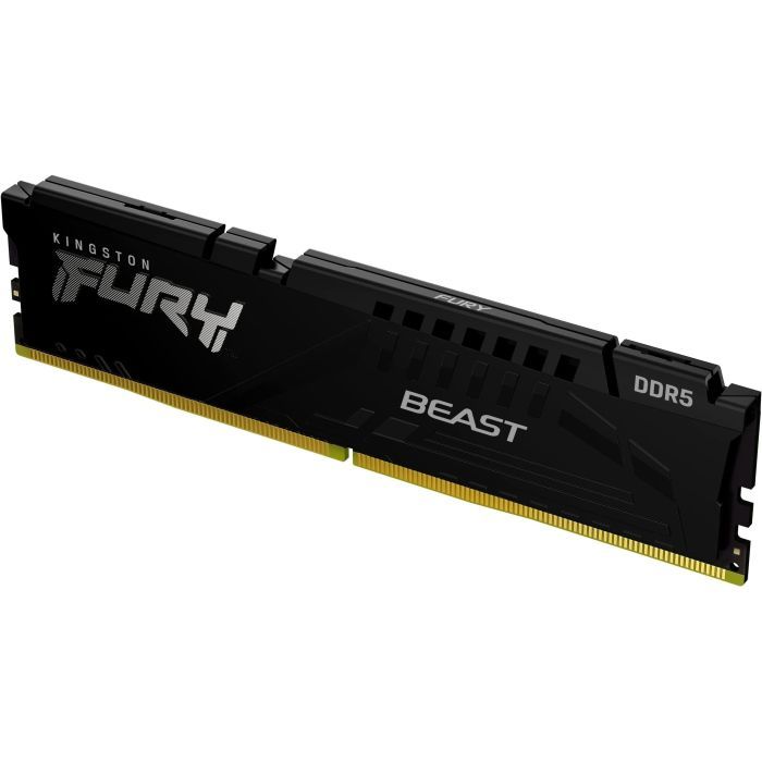 Модуль памяти для компьютера DDR5 16GB 5200 MHz Beast Black Kingston Fury (ex.HyperX) (KF552C40BB-16) изображение 2