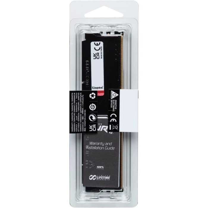 Модуль памяти для компьютера DDR5 16GB 5200 MHz Beast Black Kingston Fury (ex.HyperX) (KF552C40BB-16) изображение 6