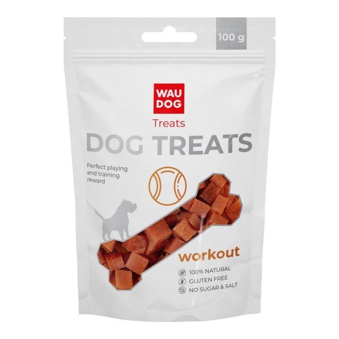 Лакомство для собак WAUDOG Treats Куриные кубики 100 г (4456)