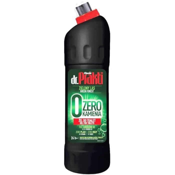 Жидкость для чистки ванн Dr. Prakti Zero Kamienia Green Forest От ржавчины для эмалированных поверхностей 750 мл (5900308779545)