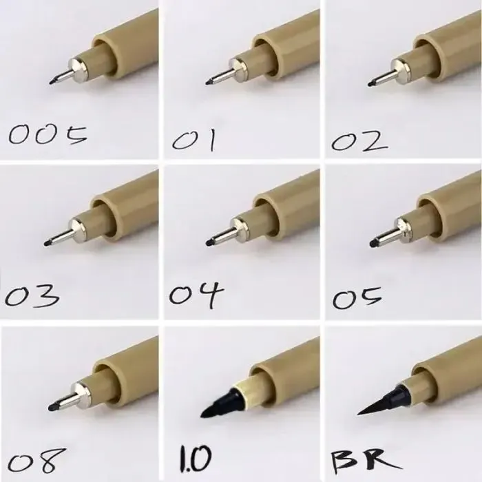 Лайнер Sakura Pigma Micron (0.5) 0,45 мм Черный (084511306448) изображение 8