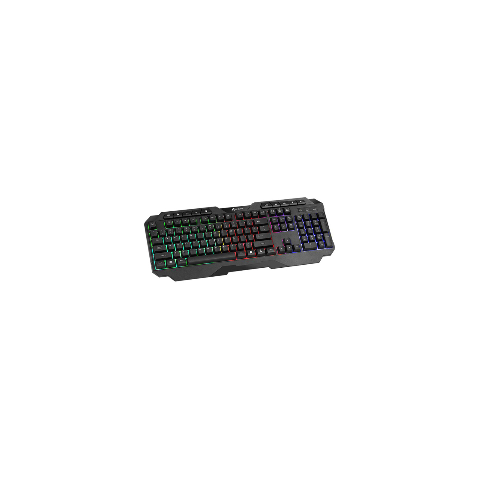 Клавіатура Xtrike ME KB-306 LED USB UA Black (KB-306UA) зображення 2