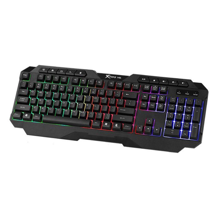 Клавіатура Xtrike ME KB-306 LED USB UA Black (KB-306UA) зображення 4