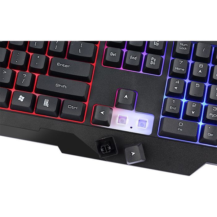 Клавіатура Xtrike ME KB-306 LED USB UA Black (KB-306UA) зображення 6