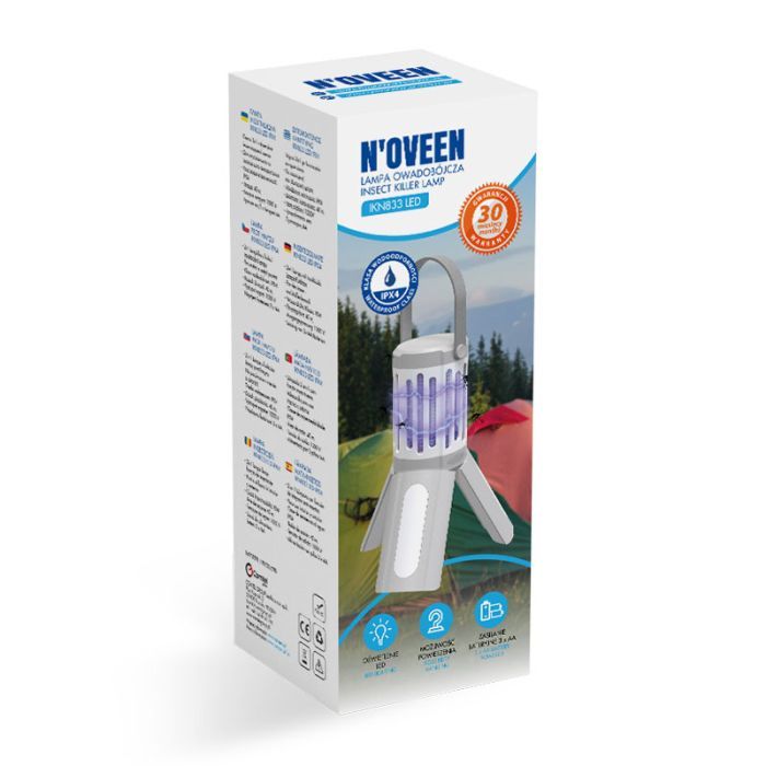 Инсектицидная лампа N'oveen IKN833 (RL074395) изображение 9