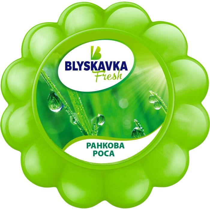 Освіжувач повітря Blyskavka Fresh Гелевий Ранкова роса (4820214190733)