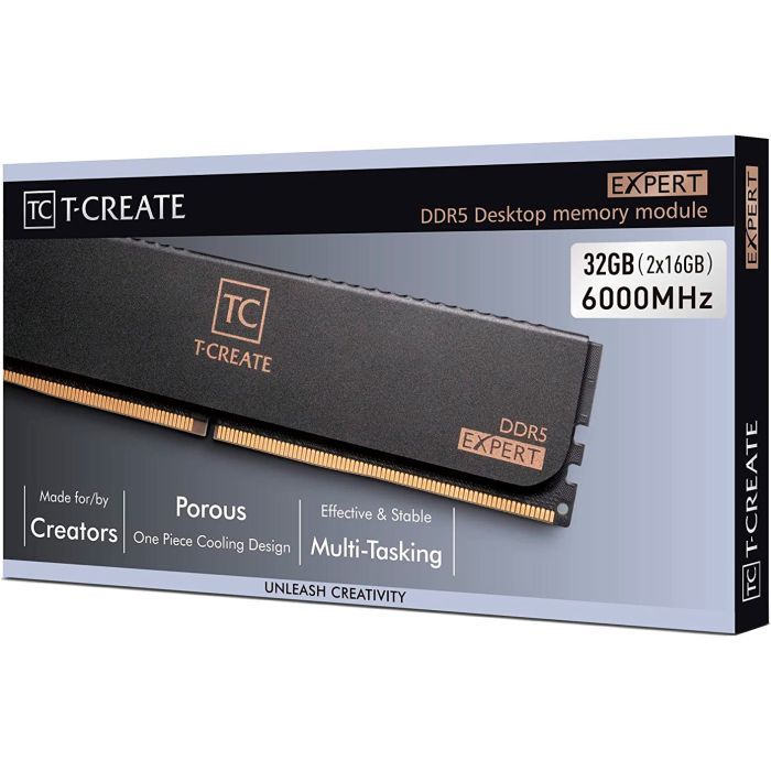 Модуль памяти для компьютера DDR5 32GB (2x16GB) 6000 MHz T-Create Expert Black Team (CTCED532G6000HC38ADC01) изображение 5