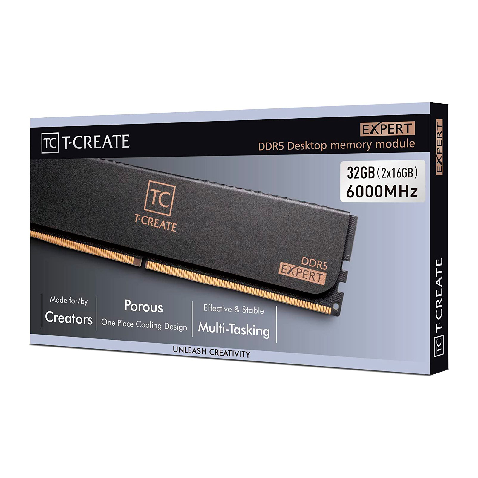 Модуль памяти для компьютера DDR5 32GB (2x16GB) 6000 MHz T-Create Expert Black Team (CTCED532G6000HC38ADC01) изображение 5