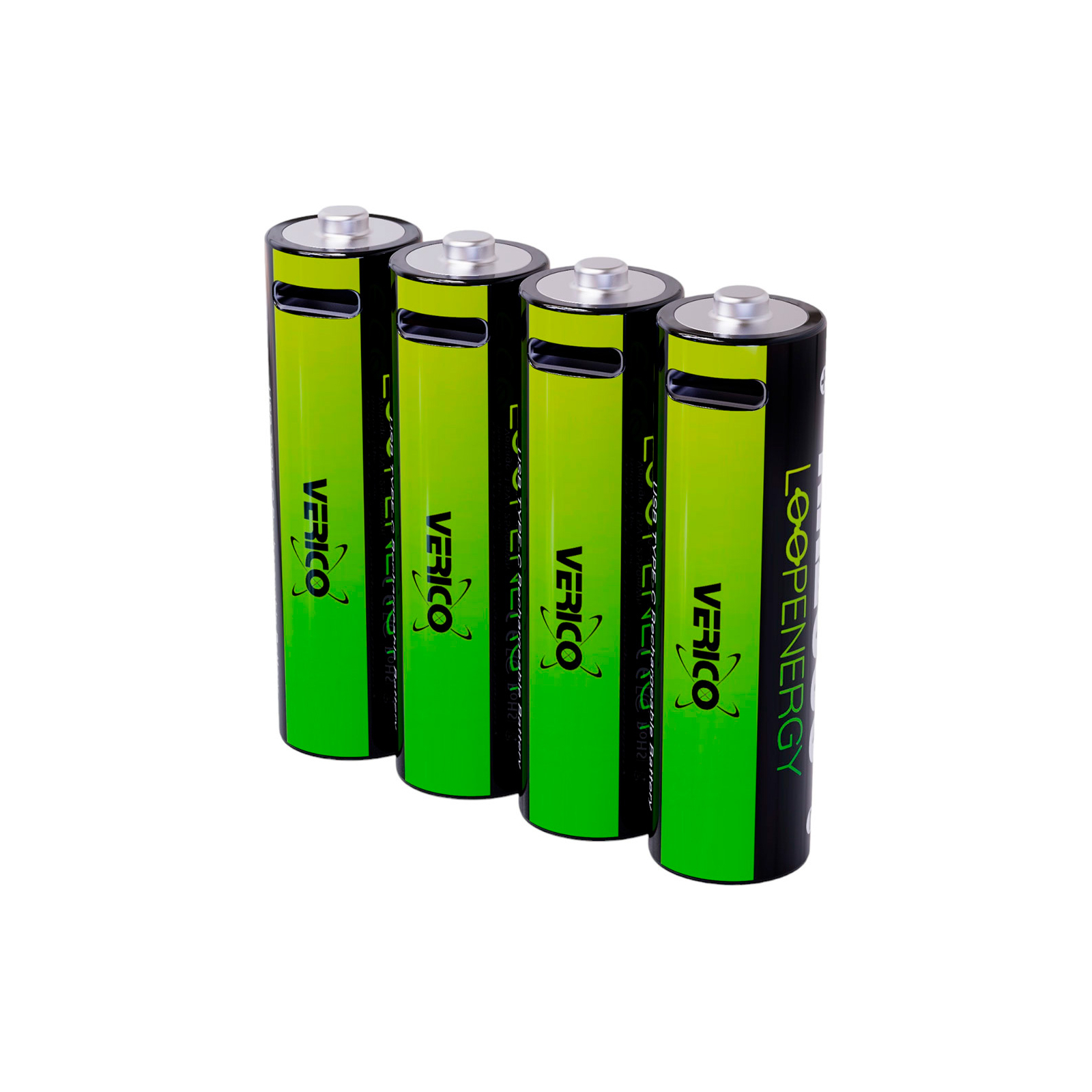 Акумулятор Verico AAA USB Type-C 600mAh 1.5V Li-ion * 4 (LoopEnergy) (1UDBT-A2WEBC-NN)