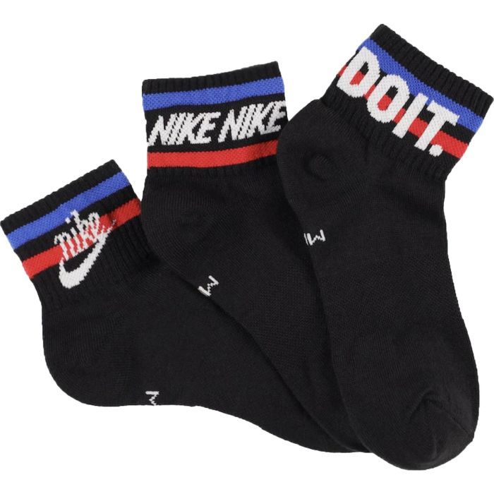 Шкарпетки Nike U NK NSW EVERYDAY ESSENTIAL AN 3PR DA2612-010 46-50 3 пари Чорні (194958590925) зображення 5