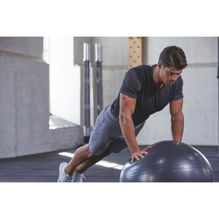 М'яч для фітнесу Adidas Gymball ADBL-11245GR Сірий 55 см (885652008518) зображення 8