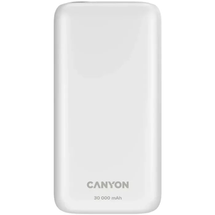 Батарея универсальная Canyon PB-301 30000mAh PD/20W, QC/3.0 (CNE-CPB301B)