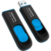 USB флеш накопитель ADATA 256GB UV128 Black/Blue USB 3.2 (AUV128-256G-RBE) изображение 3