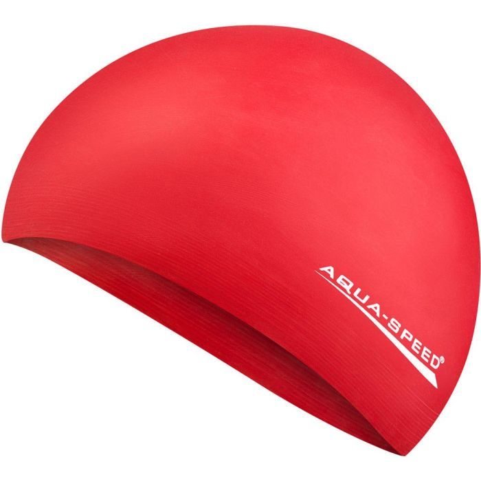 Шапка для плавания Aqua Speed Soft Latex 122-31 5732 червоний Уні OSFM (5908217657329)