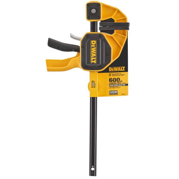 Струбцина DeWALT "XL" триггерная (быстрозажимная), 600 мм, давление 270 кг. (DWHT0-83186) изображение 6