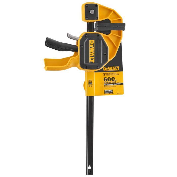 Струбцина DeWALT "XL" триггерная (быстрозажимная), 600 мм, давление 270 кг. (DWHT0-83186) изображение 7