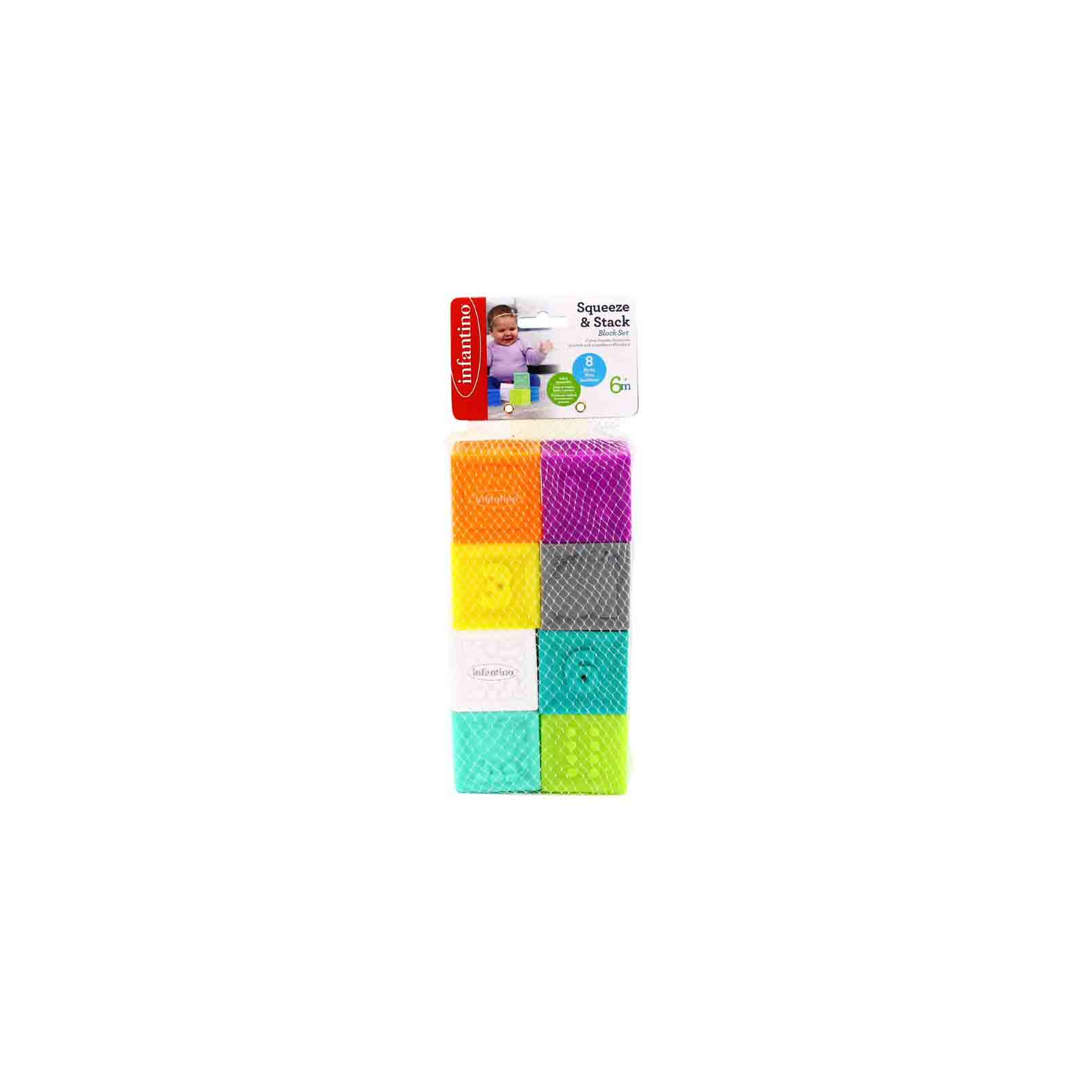 Развивающая игрушка Infantino Силиконовые кубики Яркие развивашки (315238) изображение 2