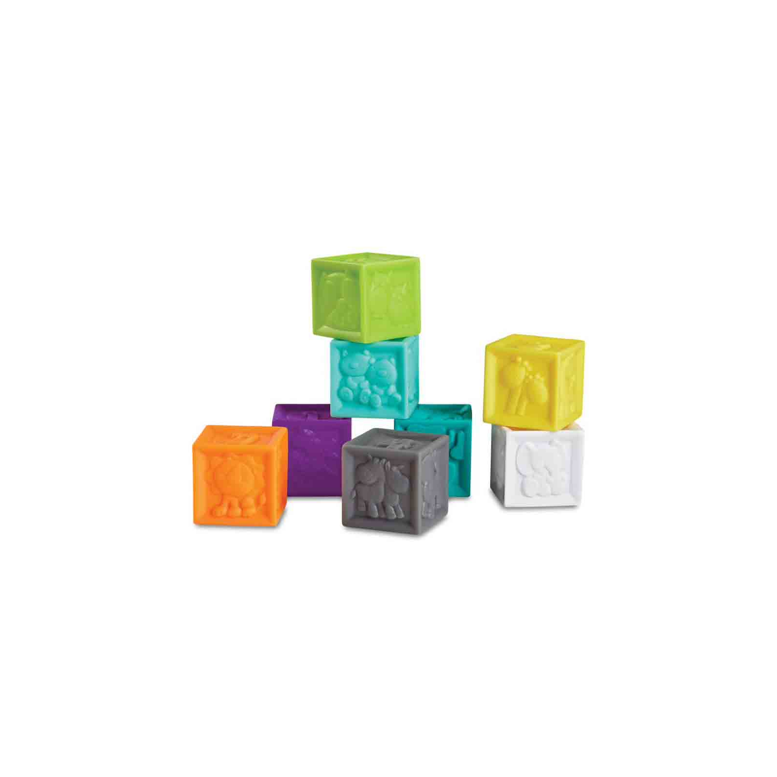 Развивающая игрушка Infantino Силиконовые кубики Яркие развивашки (315238)