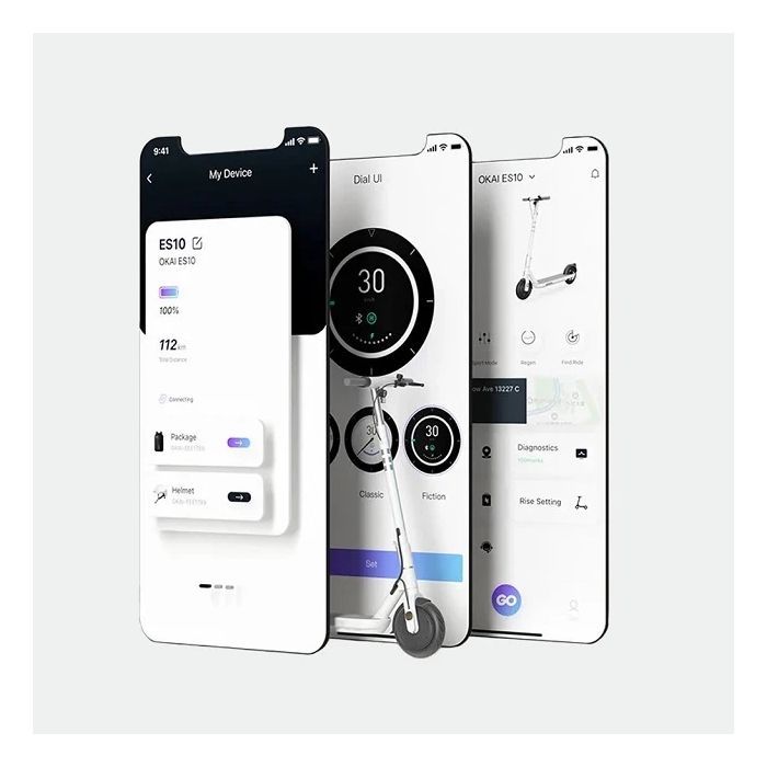 Електросамокат OKAI ES10-NEON Lite White (ES10-W) зображення 6