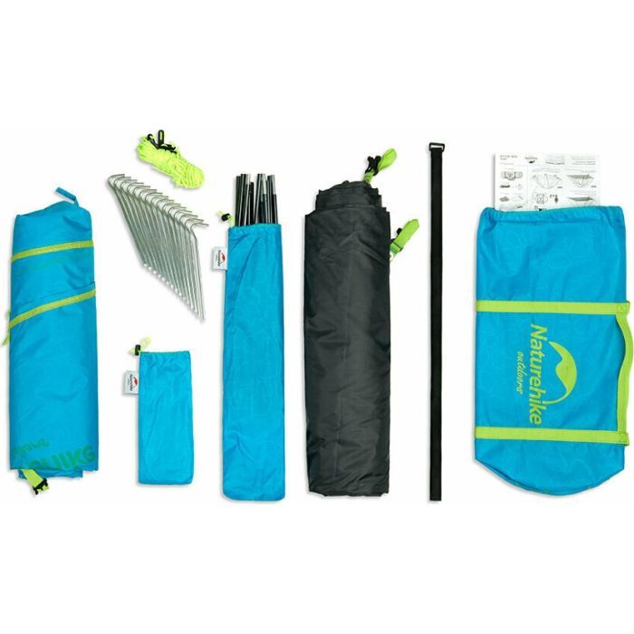 Палатка Naturehike чотиримісний P-Series NH18Z044-P 210T/65D помаранчеви (6975641887676) изображение 3